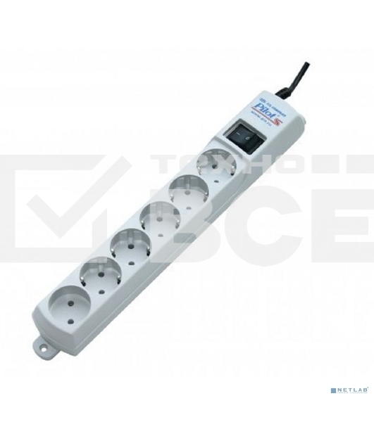 Сетевой фильтр ZIS Фильтр Pilot - S 5 евро, 1 росс. 1.8 м