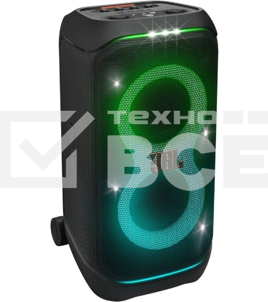 Портативная акустика JBL PartyBox Stage 320 (1.0 2 x 120 Вт, Bluetooth, AUX, USB, 6.3 мм jack, RGB подсветка, IPX4, JBLPBSTAGE320UK)