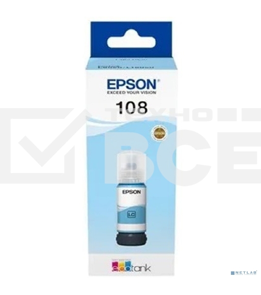 Контейнер с светло-голубыми чернилами EPSON C13T09C54A