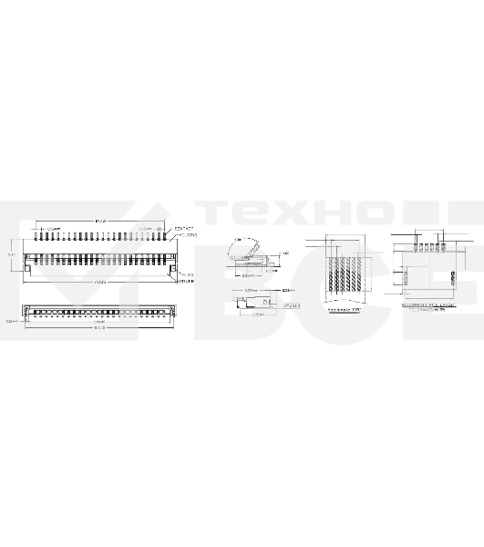 Разъем FPC Flip-Lock 1010-24RLGF 24 pin высота 1мм шаг 1мм