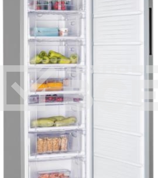 Морозилка Nordfrost DF 268 SAP, серебристый, 256л, 6 ящика