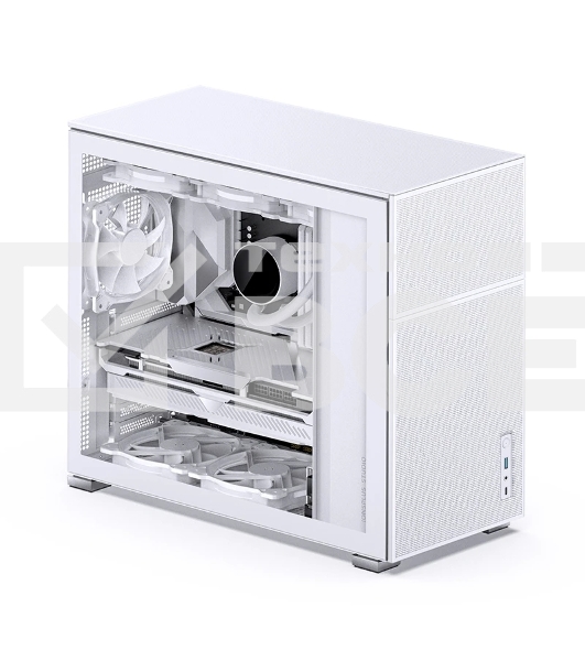 Корпус без блока питания Case JONSBO D41 MESH, Midi-Tower, TG, no fan, 1xUSB-A 3.2 + 1xUSB-C 3.2, ATX, mATX White