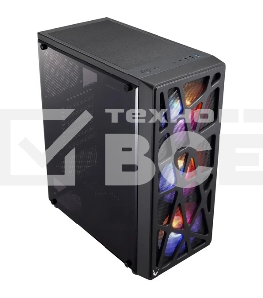 Компьютерный корпус Aerocool / Formula MANA черный без БП ATX 6x120mm 2xUSB2.0 1xUSB3.0 audio bott PSU