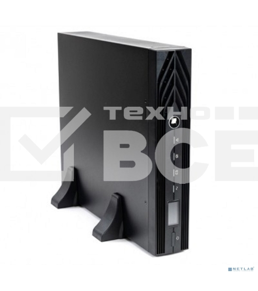 Источник бесперебойного питания SKAT-UPS 1000 RACK + 2x9Ah UPS 900 W, On-Line, sine, built-in rechargeable batteries 2 pcs x 9Ah