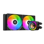 Система жидкостного охлаждения ID-Cooling FX240 LCD (Soc 1851/1700/1200/115X/AM5/AM4, 2x120мм fan, 2000rpm, 27.2 дБ, 300W, PWM 4-pin/5V 3Pin ARGb,Cop) (FX240 LCD), фото12