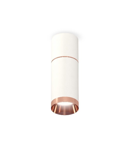 Светильник Ambrella Light XS6322063 SWH/PPG белый песок/золото розовое полированное MR16 GU5.3 (C6301, A2063, C6322, N6135)