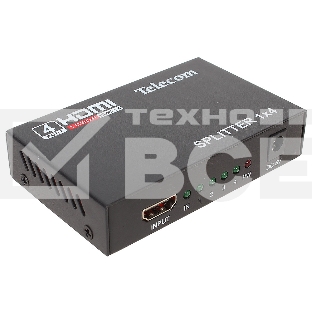 Разветвитель HDMI 1=>4 Telecom <TTS5020>, каскадируемый , 1.4v+3D