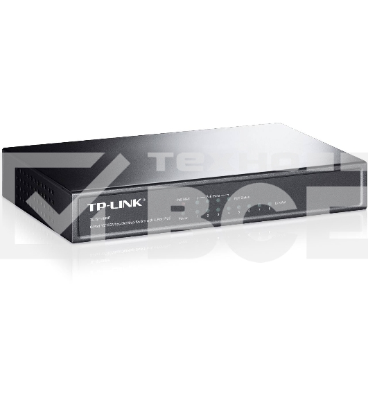 Коммутатор TP-Link SMB TL-SF1008P Коммутатор 8-port 10/100M Desktop PoE Switch