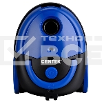 Пылесос Centek CT-2518 синий/черный, 350/1800 Вт, уборка сухая, пылесборник мешок, 1.5 л, фото5