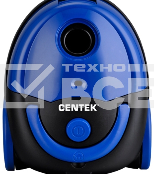Пылесос Centek CT-2518 синий/черный, 350/1800 Вт, уборка сухая, пылесборник мешок, 1.5 л