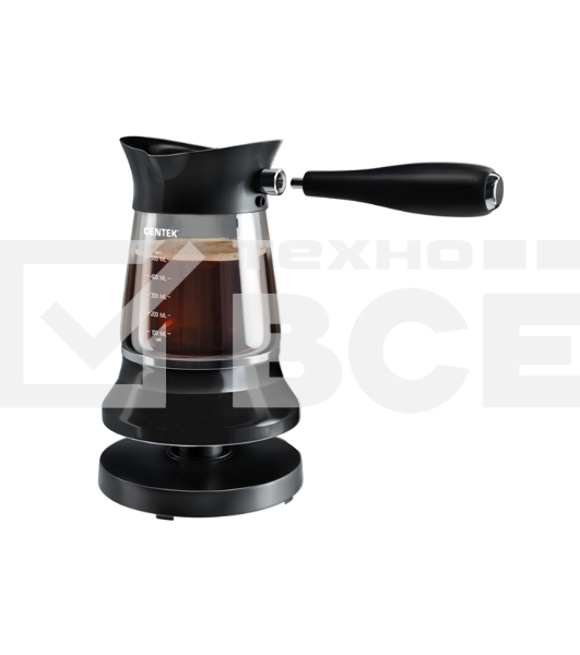 Электрическая турка Centek CT-1096 черный, 0.5 л, 480 Вт.