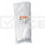 Хомут-стяжка нейлоновая многоразовая Rexant 300x7,5 мм, белая, упаковка 100 шт., фото3