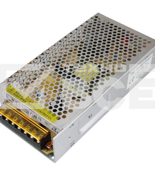 Источник питания 220 V AC/12 V DC 9 A 100 W с разъемами под винт, без влагозащиты (IP23)