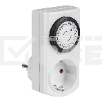 Розетка-таймер Iek ERT-20-1-16-S-30-0-20-K01 РТМ-1 механ. 30мин 24ч 48on/off 16А IP20, фото2