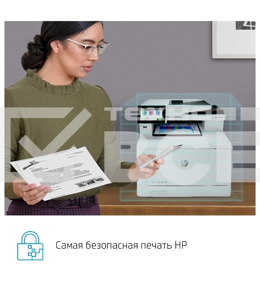 МФУ лазерный HP Color LaserJet Pro M480f (3QA55A), A4, цветной, печ. до 27 стр/мин., скан. до 29 стр/мин. (ч/б) 20 стр/мин. (цвет), 600 x 600 dpi, USB, RJ-45, Air Print, Mopria