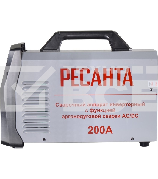 Сварочный аппарат Ресанта САИ-200АД (АС/DC) инвертор ММА DC/TIG