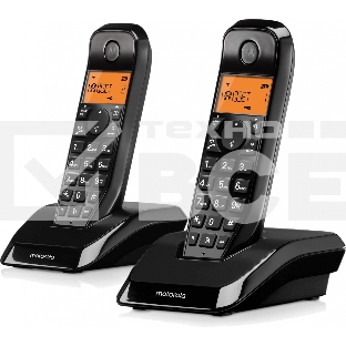 Радиотелефон Dect Motorola S1202 черный