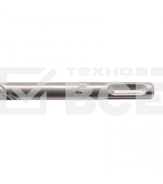 Бур по бетону, двойная спираль, Cobalt W-tip, 12x310 мм, SDS PLUS  Denzel