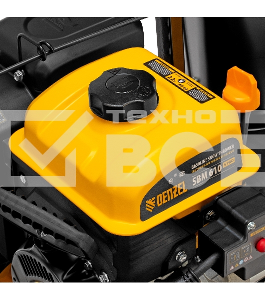 Бензиновая снегоуборочная машина SBM 610S PRO, 212cc, эл.старт, фара, обогрев  Denzel