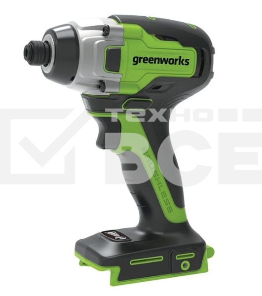 Винтоверт ударный аккумуляторный GreenWorks GD24ID3, 24V, бесщеточный, без АКБ и ЗУ (3802807)