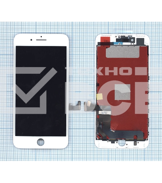 Дисплей для Apple iPhone 7 Plus в сборе с тачскрином (Foxconn) белый