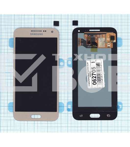 Дисплей для Samsung Galaxy E5 SM-E500 OLED золотой