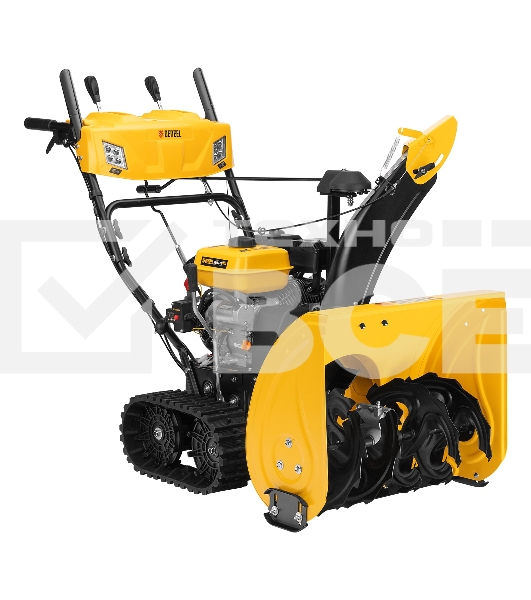 Бензиновая снегоуборочная машина SBM 610DT PRO, 212cc, гусеницы, эл.старт, блок. дифф.  Denzel