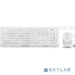 Клавиатура + мышь A4 Fstyler FG1010 клав:белый/серый мышь:белый/серый USB беспроводная Multimedia, фото5