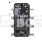 Дисплея для Samsung Galaxy S23 5G 2023 SM-S911B в сборе с тачскрином ServicePack, зеленый GH82-30480C, фото4