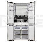 Холодильник Maunfeld MFF190NFDBG бежевый двухкамерный 330/168 л морозилка снизу, Total NoFrost, Side by Side, фото15