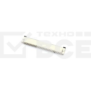 Разъем FPC Flip-Lock 1010-24RLGF 24 pin высота 1мм шаг 1мм