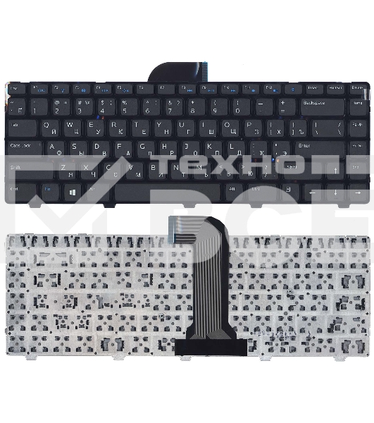 Клавиатура для ноутбука Dell Inspiron 14 3421 14R 5421 черная с рамкой