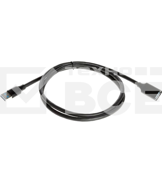 Кабель удлинительный USB3.0 Am-Af 1m Telecom черный (TUS708-1M)