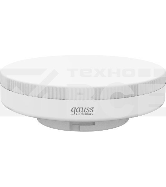 Лампа светодиодная Gauss Elementary 12Вт цок.: GX53 (упак.: 5 шт) (84822V)