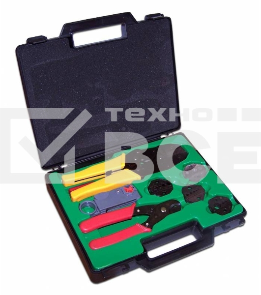 Набор инструментов для работы с коаксиальным кабелем