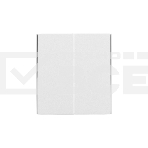 Выключатель Kranz STRONG 2 кл 10А с/у жемчуг, фото 1