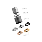 Корпус светильника C7456 SBK черный песок D70*H200mm MR16 GU5.3, фото5