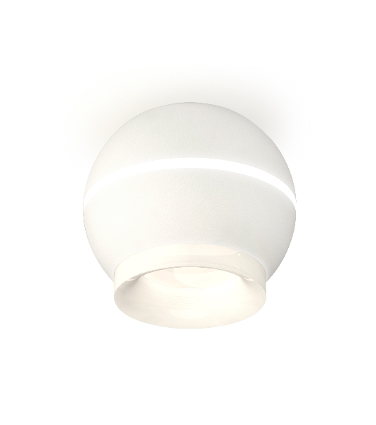 Светильник Ambrella Light XS1101041 SWH/FR белый песок/белый матовый MR16 GU5.3 LED 3W 4200K (C1101, N7165)