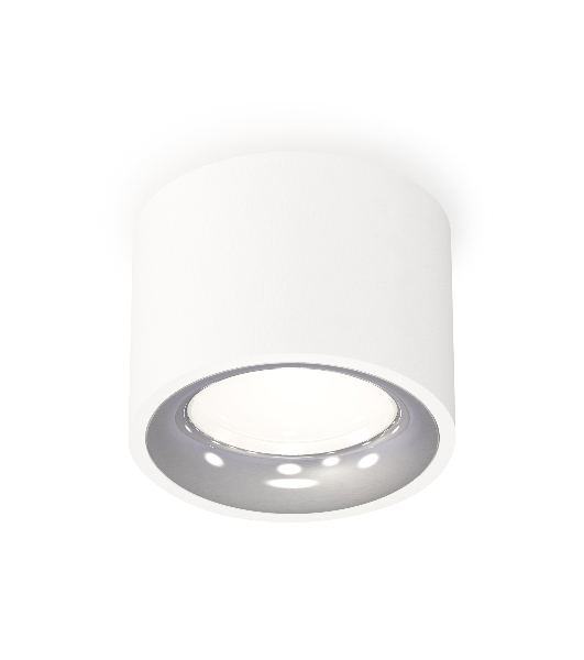 Светильник Ambrella Light XS7510022 SWH/PSL белый песок/серебро полированное MR16 GU5.3 (C7510, N7012)