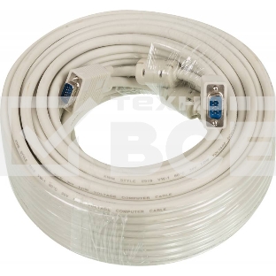 Кабель SVGA Ningbo CAB016S-30m VGA HD15 (m)/VGA HD15 (m) 30м феррит.кольца