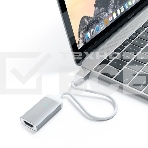 Адаптер Satechi Type-C to HDMI 4K 60HZ. Поддержка 4K/60Hz. Материал корпуса алюминий. Цвет серебряный., фото4