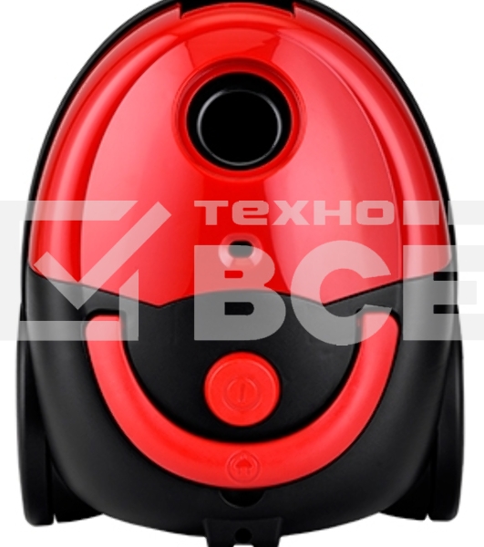 Пылесос Centek CT-2518 Red красный/черный, 350/1800 Вт, уборка сухая, пылесборник мешок, 1.5 л