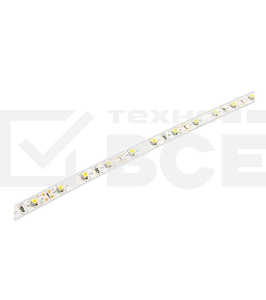 Лента светодиодная PLS 2835/60-12V-W 6Вт/м IP20 бел. (уп.5м) JazzWay 2858009