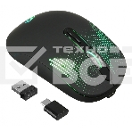 Мышь беспроводная Oklick 636LWC черный, 2400 dpi, радиоканал, USB/USB-C, кнопки - 6, фото2