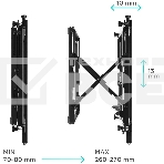 Настенное крепление ONKRON PRO7 Mдля видеостен 40”-70