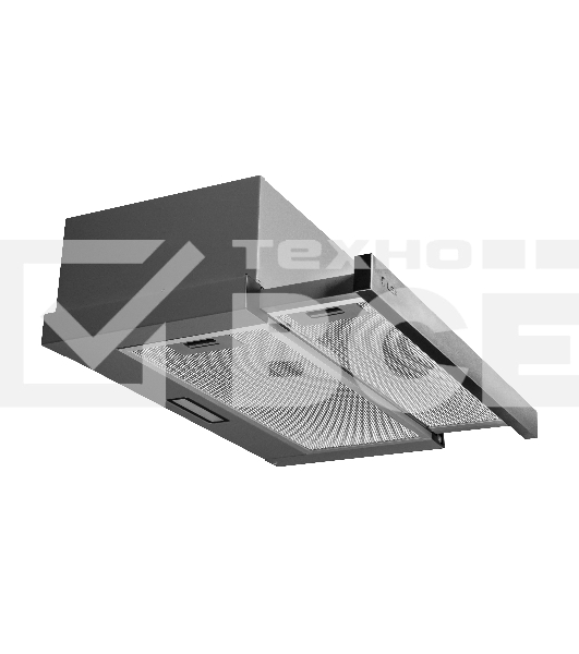 Вытяжка встраиваемая LEX HUBBLE 600 INOX570м3/час LED лампы
