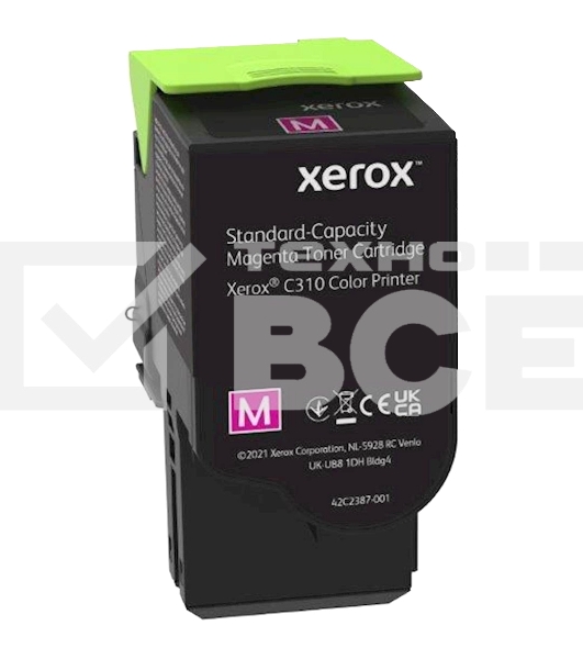 Картридж лазерный XEROX C310 пурпурный 2K (006R04362)