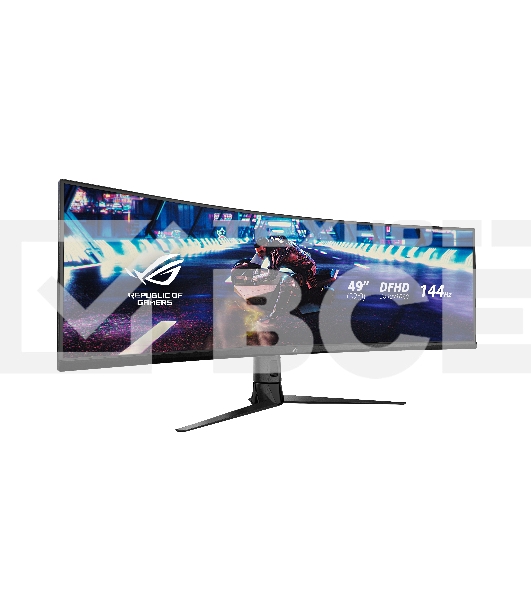 Монитор 49' ASUS ROG Strix XG49VQ VA 3840x1080, 144 Гц, 4 мс, 32:9, 450 кд/м2, 2xHDMI, 1хDP, изогнутый, черный