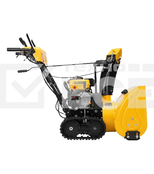 Бензиновая снегоуборочная машина SBM 610DT PRO, 212cc, гусеницы, эл.старт, блок. дифф.  Denzel