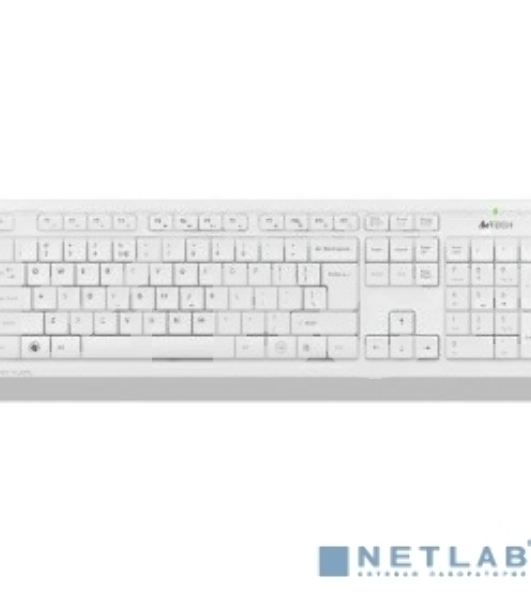 Клавиатура + мышь A4 Fstyler FG1010 клав:белый/серый мышь:белый/серый USB беспроводная Multimedia